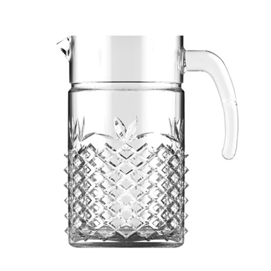 Diamond Shape Crystal Glass Jug & Cup Set – The House Of BLOC