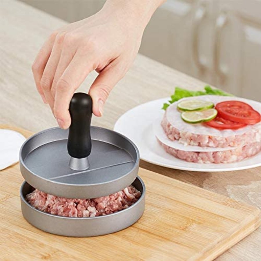 Schonhuber - Press for mini burgers made ​​of stainless steel