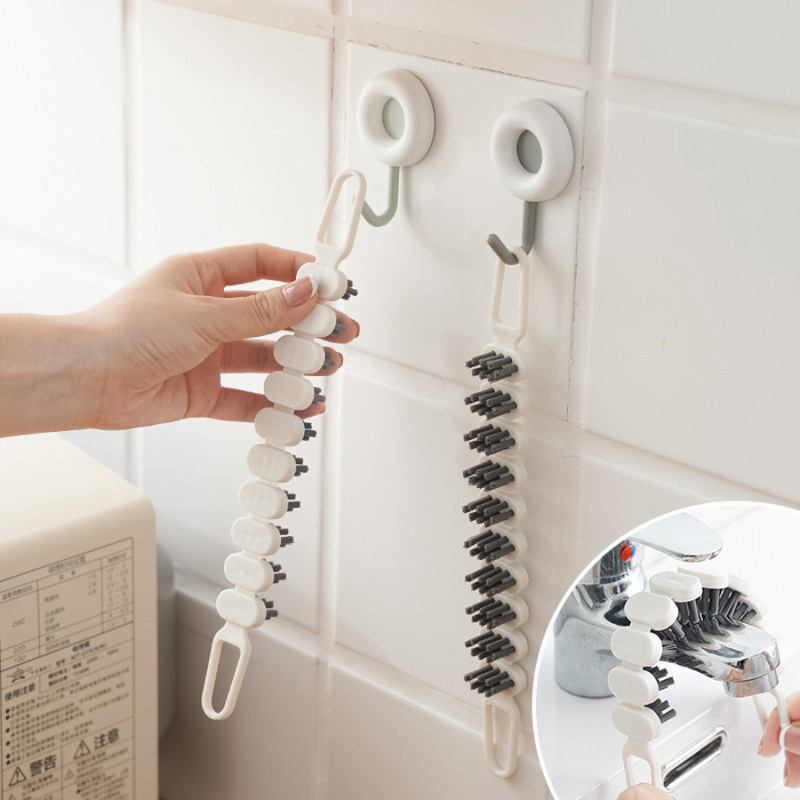 Multi-Angle Flexible Cleaning Brush For Faucets, Pipes, And Hard-To-Reach Areas – 360° Rotation