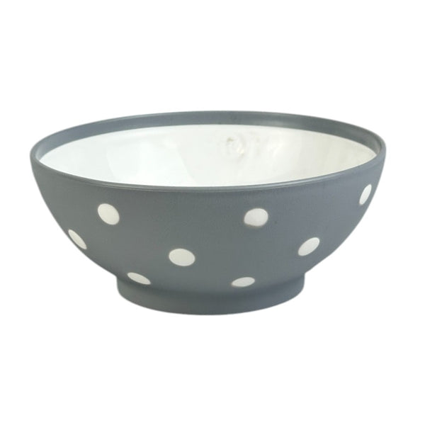 AKSA Bowl With Polka Dots - Random Colors - Durable, Stylish, and Functional