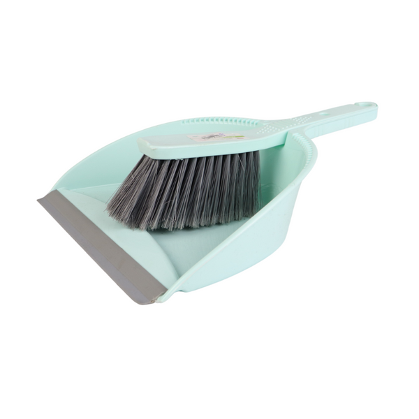 Compact Dustpan and Brush Set with Rubber Edge | Lightweight and Durable Cleaning Tool