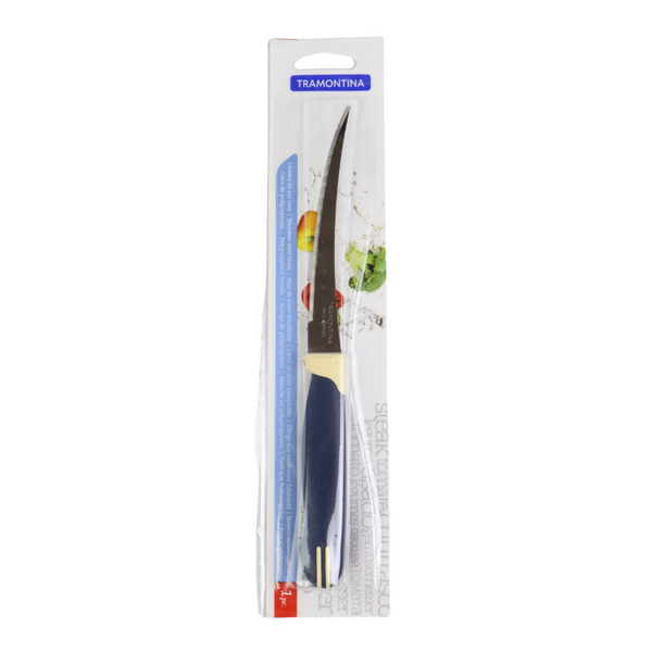 Tramontina 23 cm Stainless Steel Steak Knife With Ergonomic Polypropylene Handle - Made in Brazil