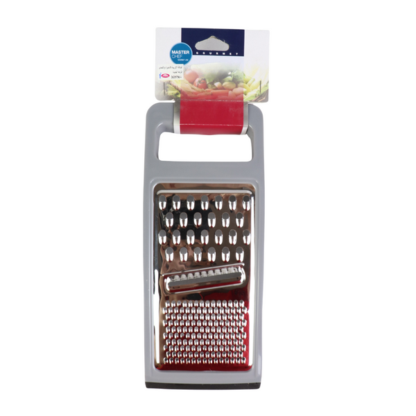 Master Chef Multi-Purpose Stainless Steel Grater With Ergonomic Handle | Durable Kitchen Tool