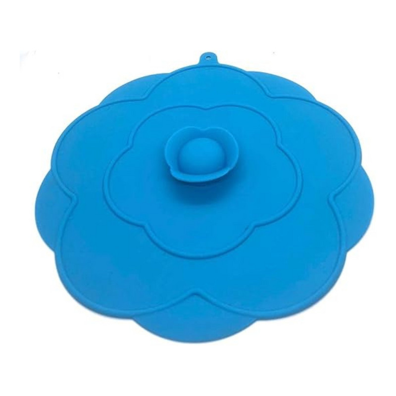 Silicone Flower Shape Spill Stopper Lid - 30 cm - Available in Multiple Colors