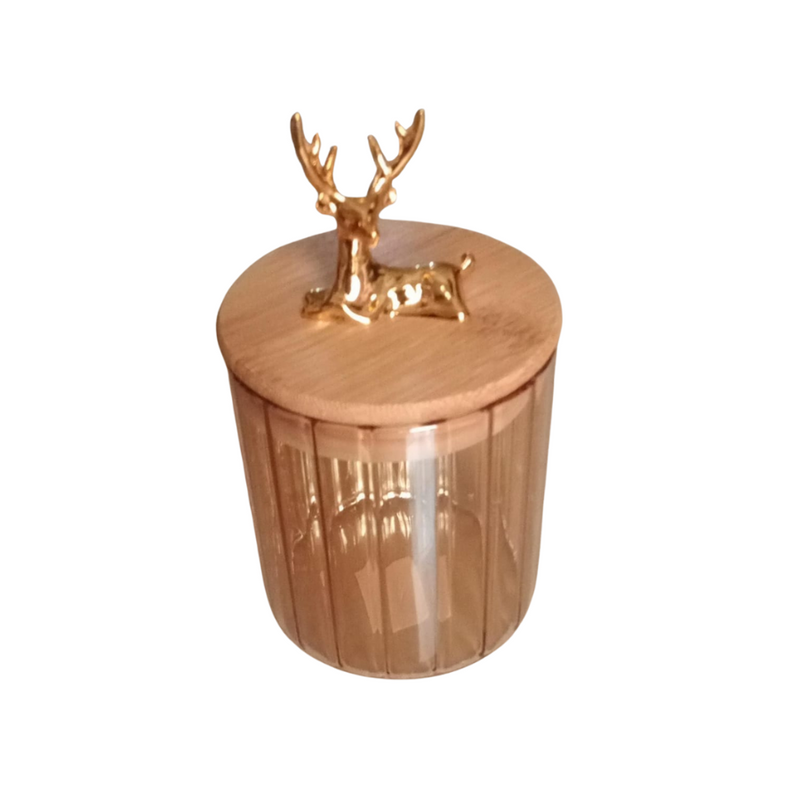 Small Food Jars & Canisters, Creative Metal Deer Head