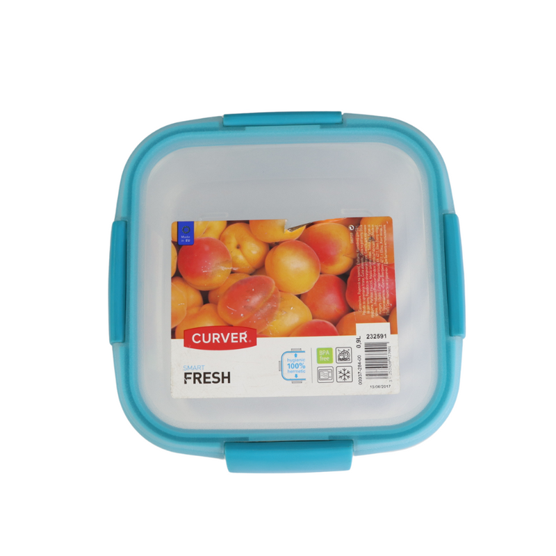 Curver Smart Fresh Food Storage Container - 0.9L, BPA-Free, Airtight Seal, 100% Hygienic