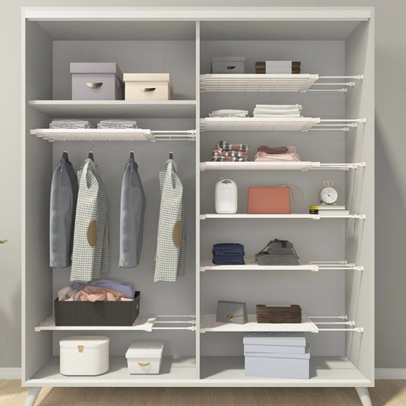 Wardrobe Shelves Kitchen and Closet Storage Rack Up to 135 cm