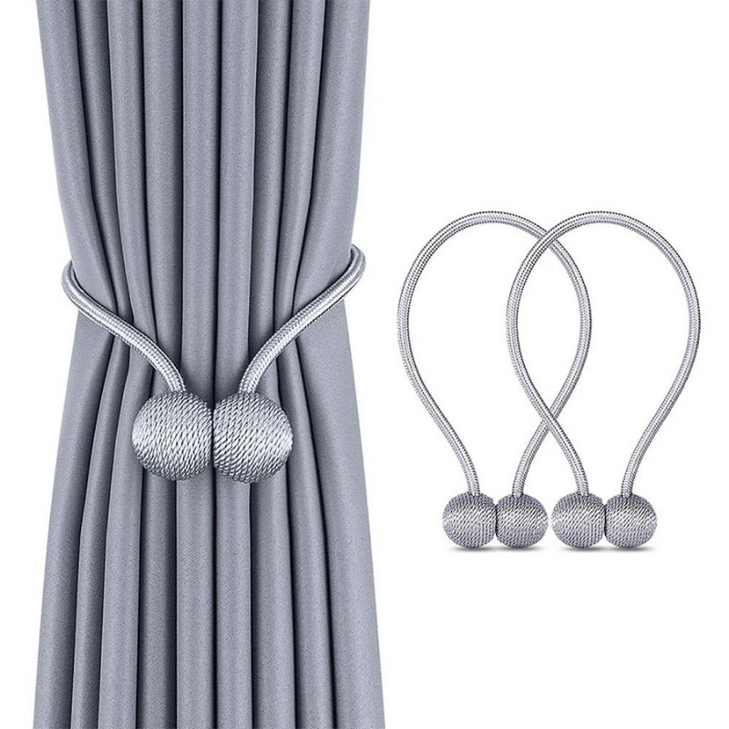 Versatile Magnetic Curtain Tieback in Various Colors