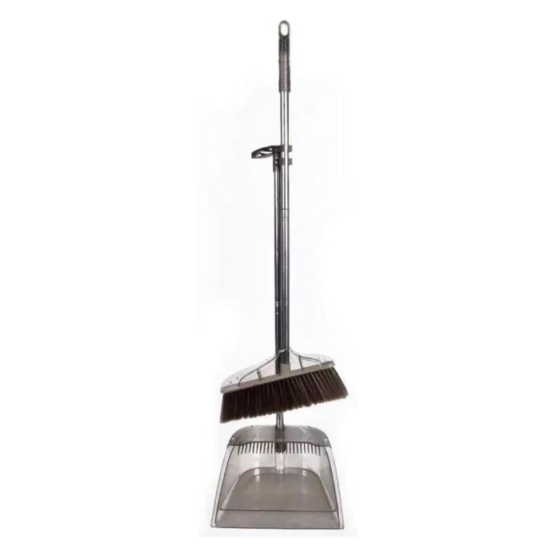 Long Handle Broom & Dustpan Set - Acrylic, Kitchen/Home/Office