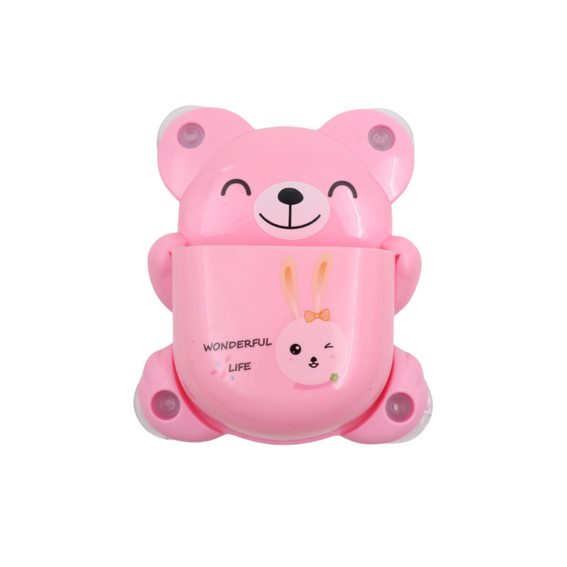 Toothbrush Holder Children Bear Shape - Random Color