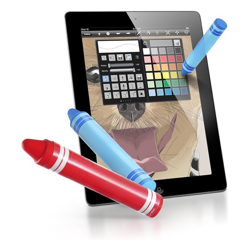 Electric Conductive Rubber Stylus - Precision Touch for Phones & Tablets - Random colors