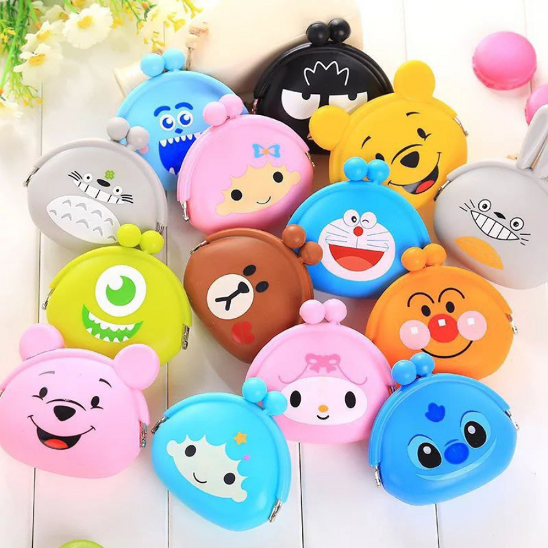 Mini Animal Silicone Coin Purse - Cute Key Bag for Women - Selected Shapes