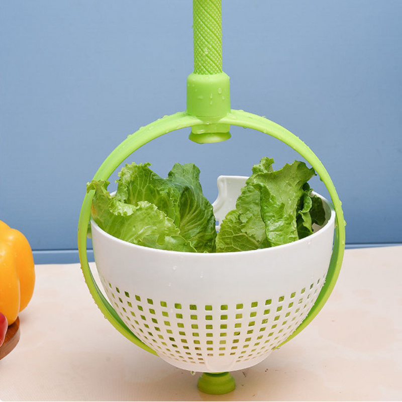 Foldable Rotating Strainer - Efficient Fruit & Vegetable Dryer, Salad Spinner