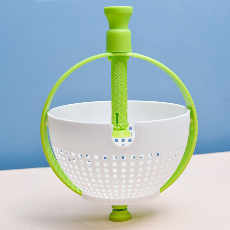 Foldable Rotating Strainer - Efficient Fruit & Vegetable Dryer, Salad Spinner