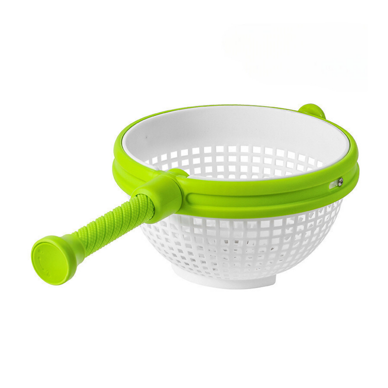 Foldable Rotating Strainer - Efficient Fruit & Vegetable Dryer, Salad Spinner