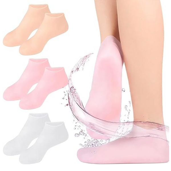 Silicone Moisturizing Socks - Hydrating, Softening, and Anti-Cracking for Smooth Feet