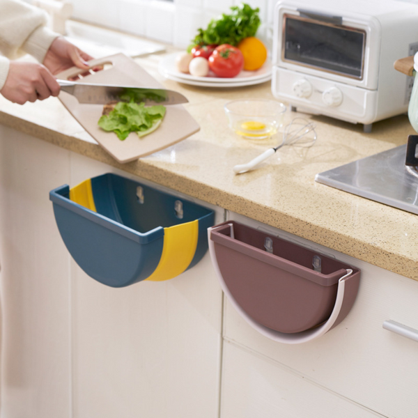 Hanging Trash Bin for Kitchen - Space-Saving, Convenient, and Easy to Install