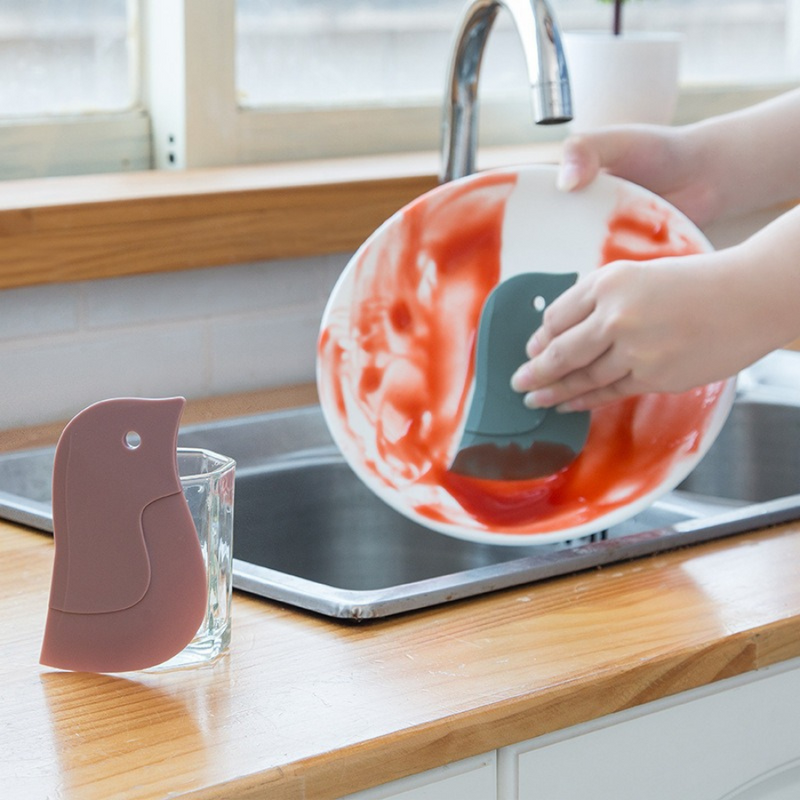 Flexible Plastic Dish Scraper - Durable, Multi-Purpose, and Easy to Clean