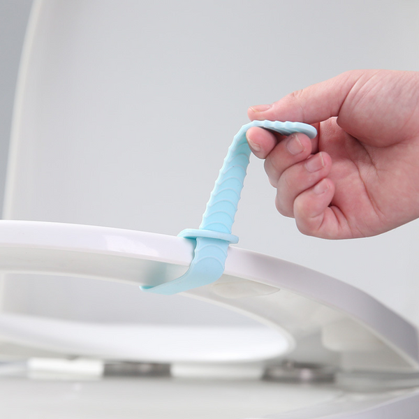 Silicone Toilet Seat Lifter - Hygienic, Durable, Easy to Install, Available in Pink or Blue