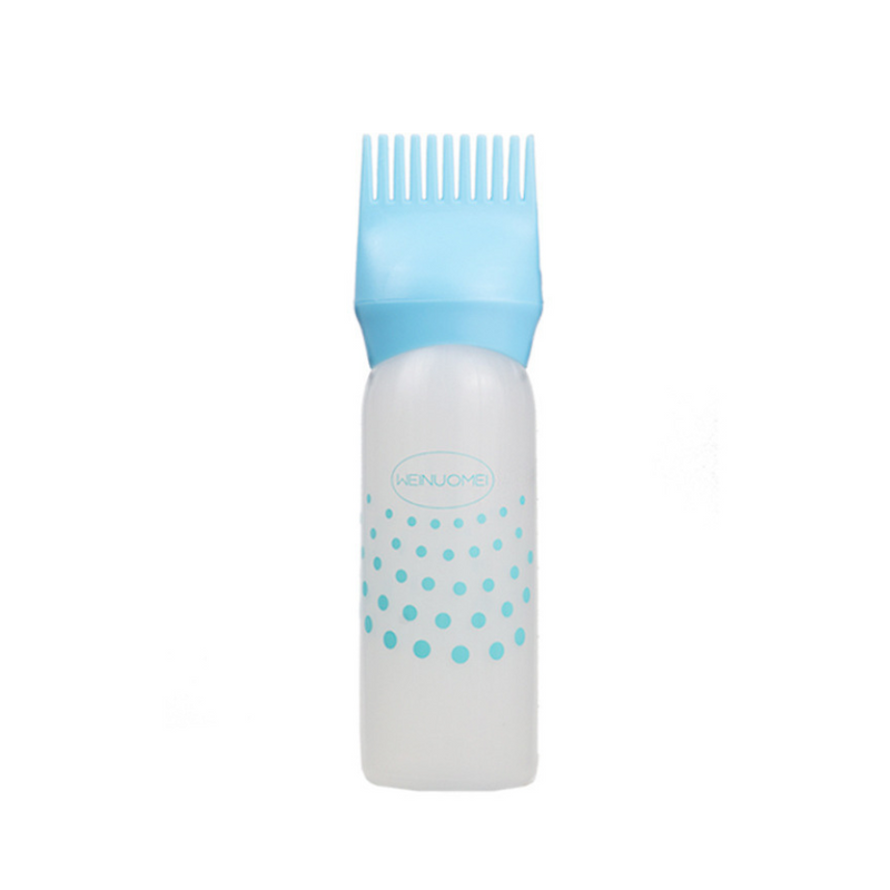 Convenient Hair Dye and Oil Applicator Bottle with Comb Cap - Easy and Mess-Free