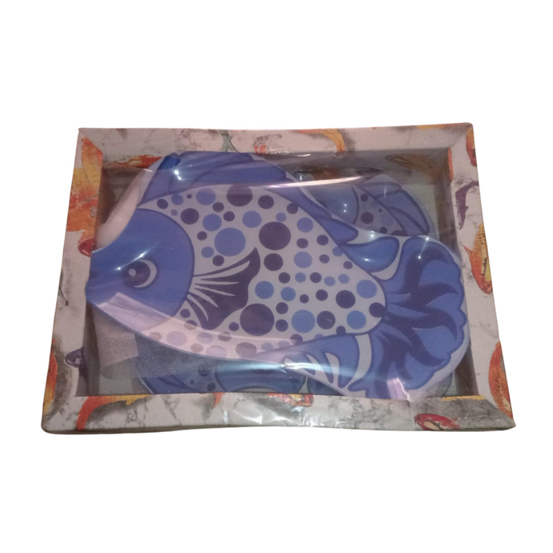 Set of 7 Fish-Shaped Plates - Decorative and Functional Serving Dishes for Any Occasion