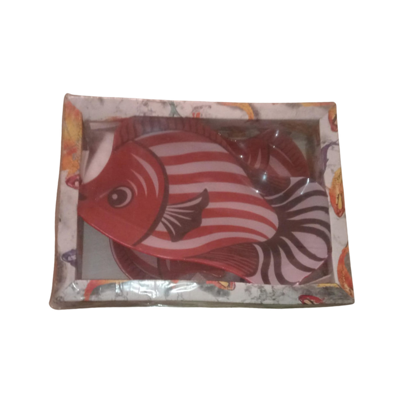 Set of 7 Fish-Shaped Plates - Decorative and Functional Serving Dishes for Any Occasion