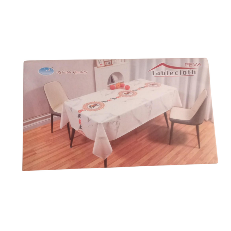 Elegant PEVA Tablecloth with Multiple Patterns - Durable and Stylish for Any Table