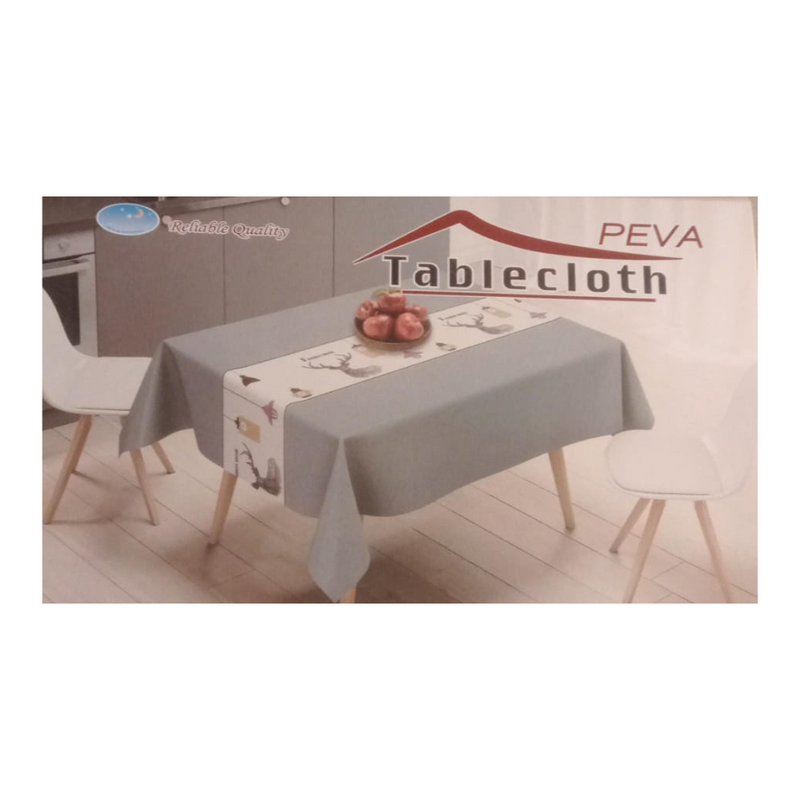 Elegant PEVA Tablecloth with Multiple Patterns - Durable and Stylish for Any Table