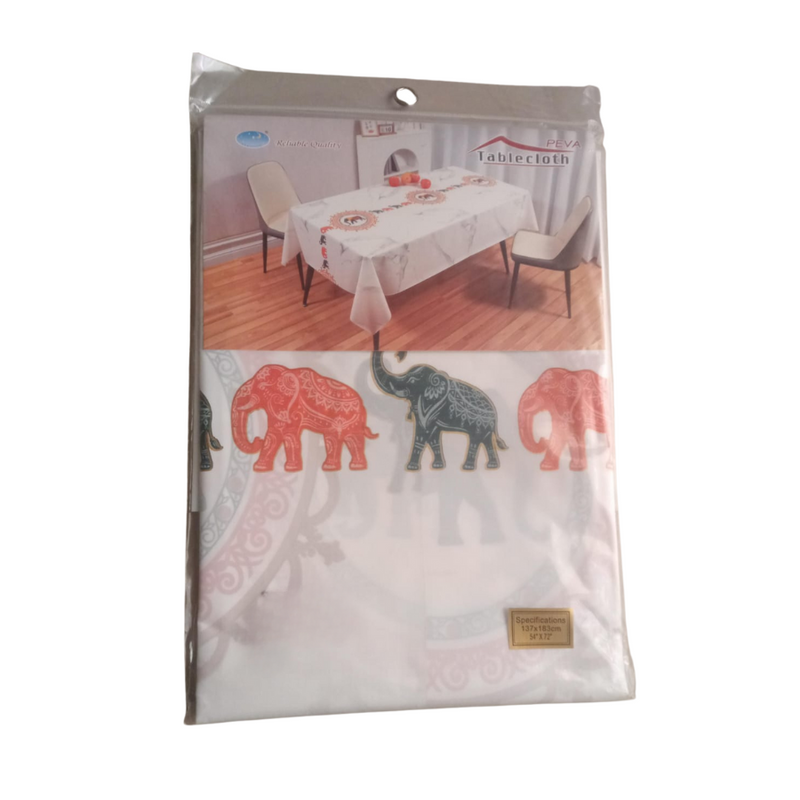 Elegant PEVA Tablecloth with Multiple Patterns - Durable and Stylish for Any Table