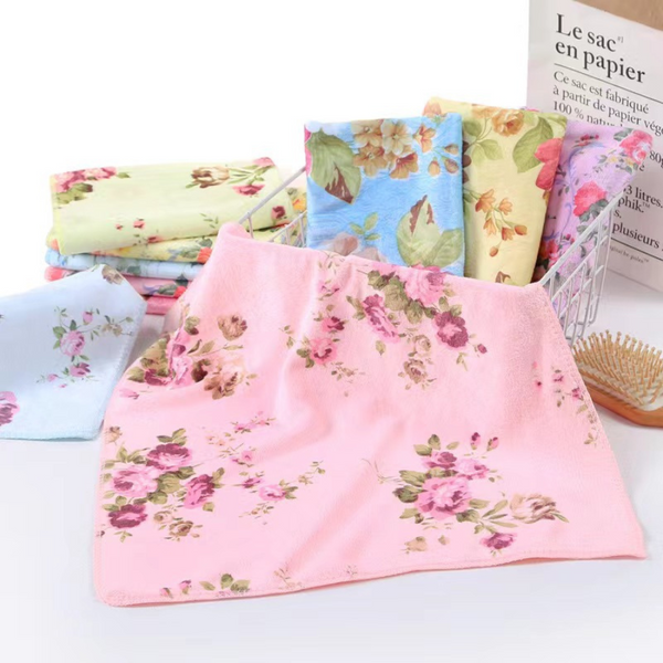Elegant Floral Cotton Towel Set - Soft, Absorbent, and Stylish for Daily Use (3 Pieces)