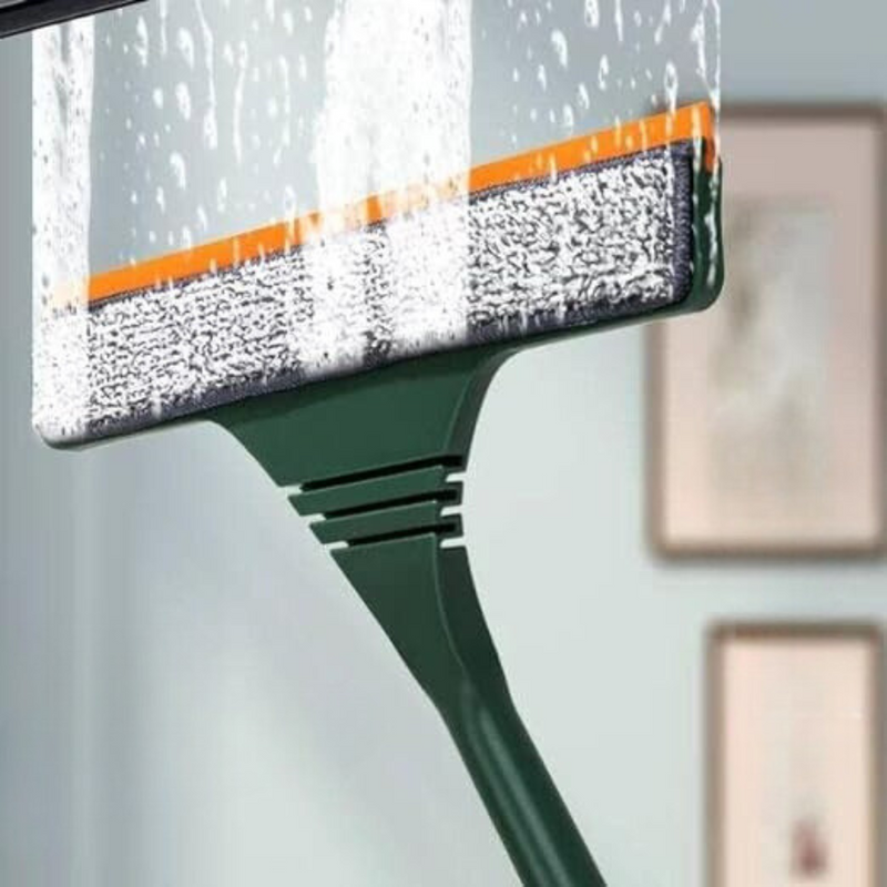 Extendable Window Squeegee with Sponge Head - Perfect for Streak-Free Cleaning