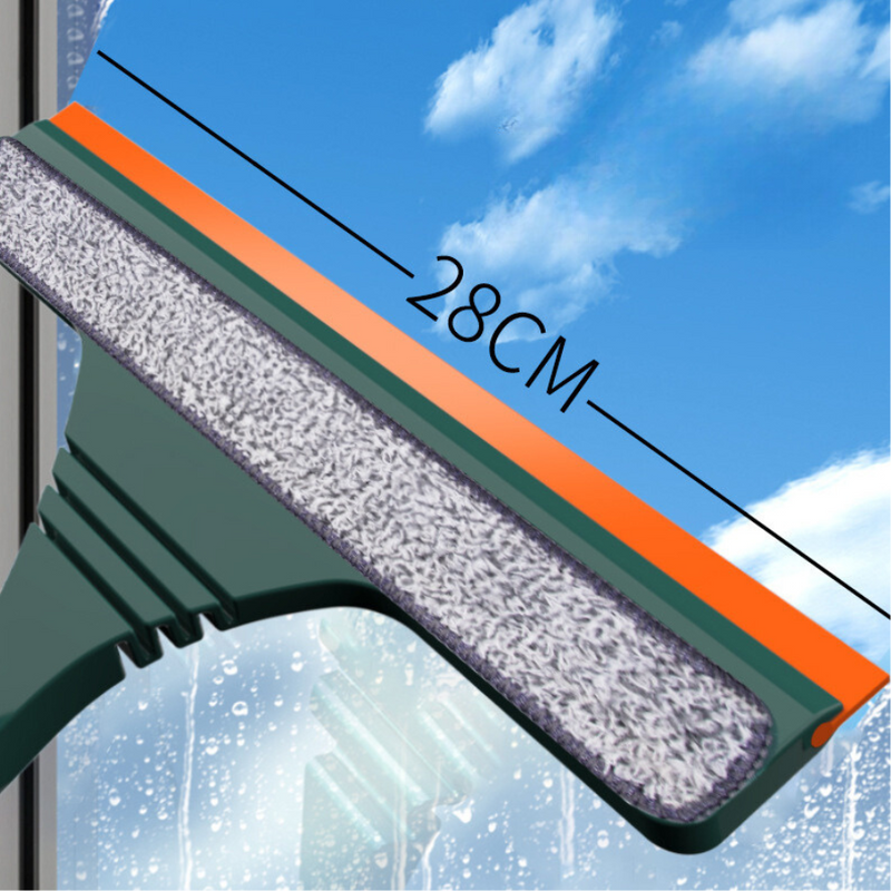 Extendable Window Squeegee with Sponge Head - Perfect for Streak-Free Cleaning