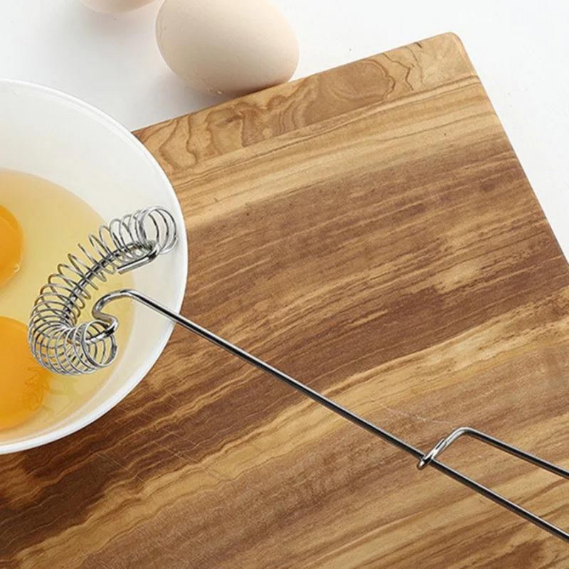 Durable Stainless Steel Egg Beater - Perfect for Effortless Egg Mixing and Baking