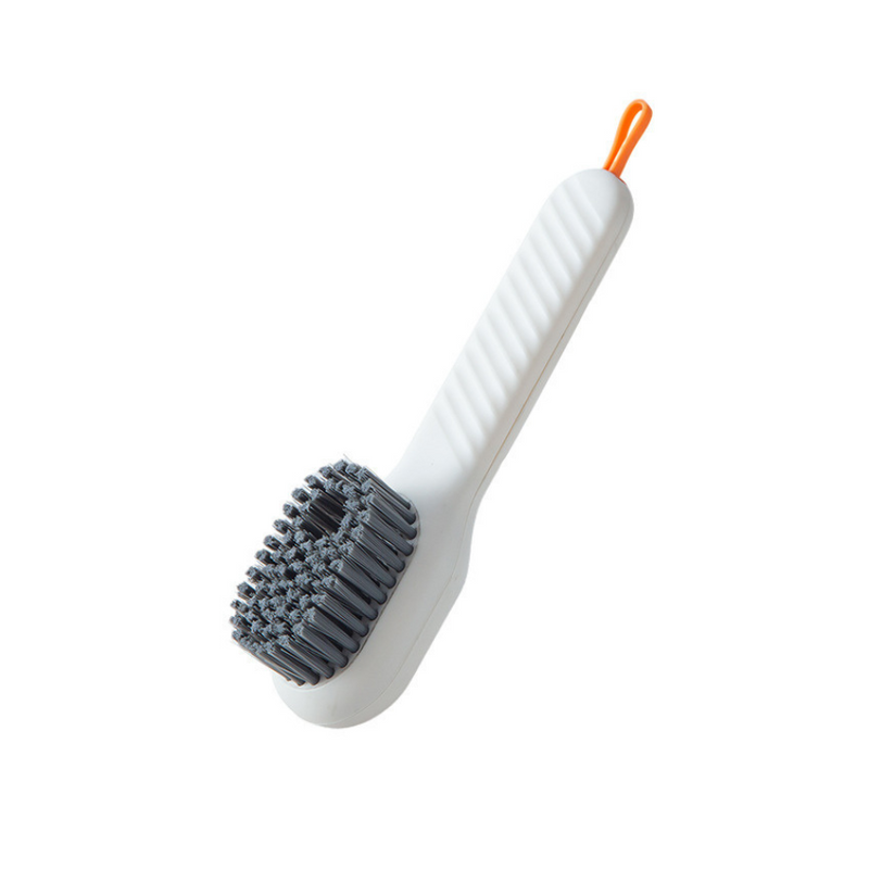 Innovative Shoe Cleaning Brush with Ergonomic Handle and Built-in Soap Dispenser