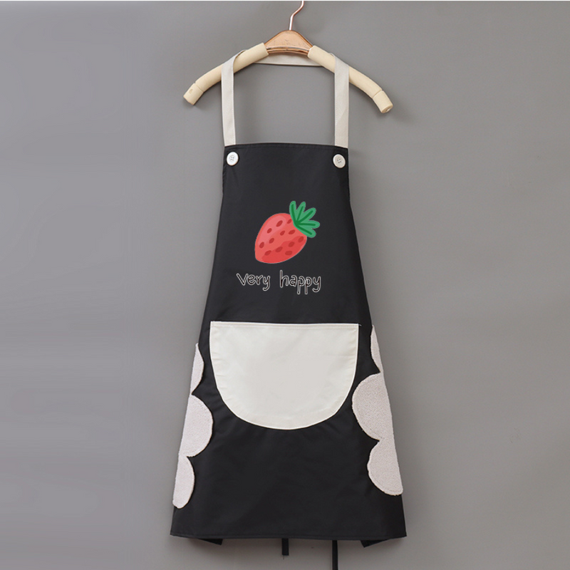 Colorful Kitchen Apron with Fun Designs and Handy Pocket for Cooking and Baking