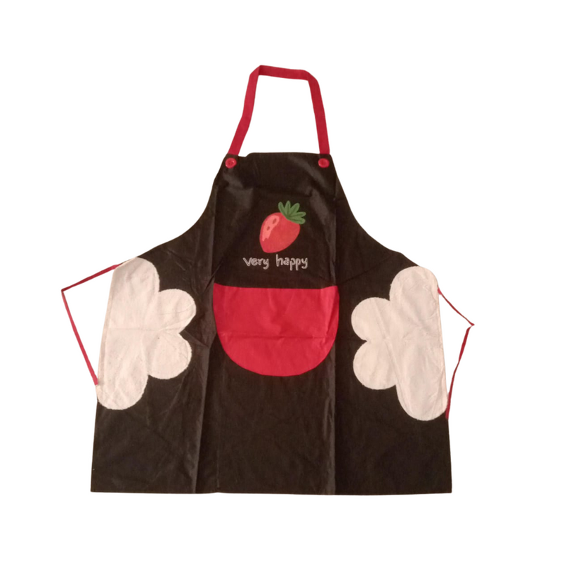 Colorful Kitchen Apron with Fun Designs and Handy Pocket for Cooking and Baking