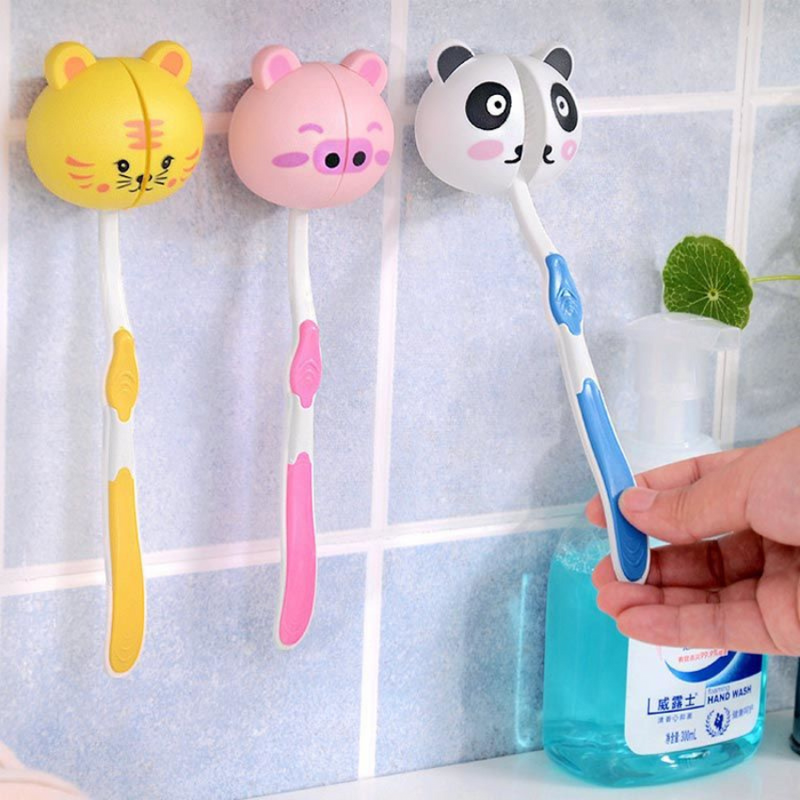 Cartoon Family Toothbrush Holder - Adorable and Practical Bathroom Accessory