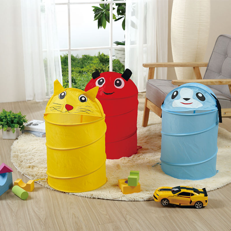 Kids Animal Pop-Up Laundry Hamper - Fun and Practical Storage Solution for Children