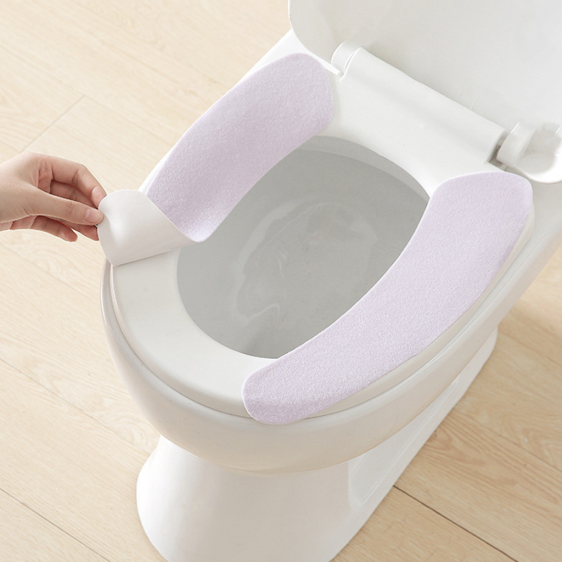 Comfortable Toilet Seat Cover Pads - Soft, Hygienic, Easy to Apply, Pack of 2