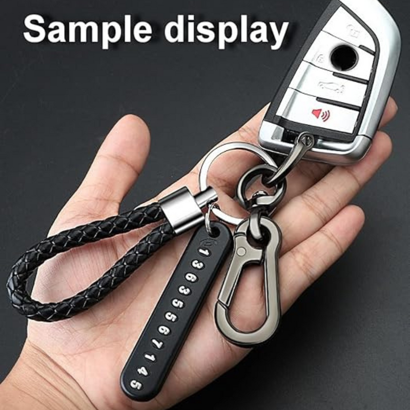 Multi-Functional Number Keychain - Portable Mini Number Counter Keyring for Personnel and Pets