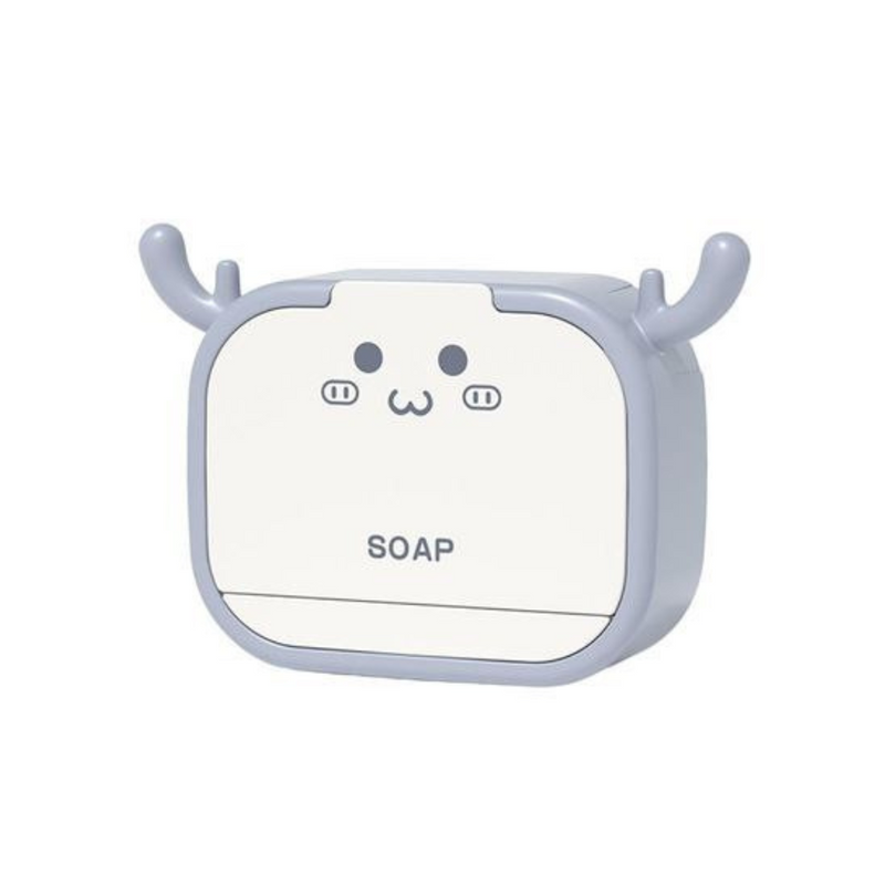 Cute and Durable Waterproof Cartoon Soap Holder Box - Perfect for Home, Travel, Gym Use, and More