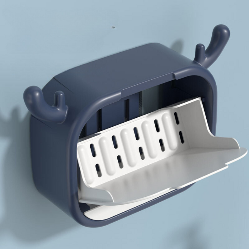 Cute and Durable Waterproof Cartoon Soap Holder Box - Perfect for Home, Travel, Gym Use, and More