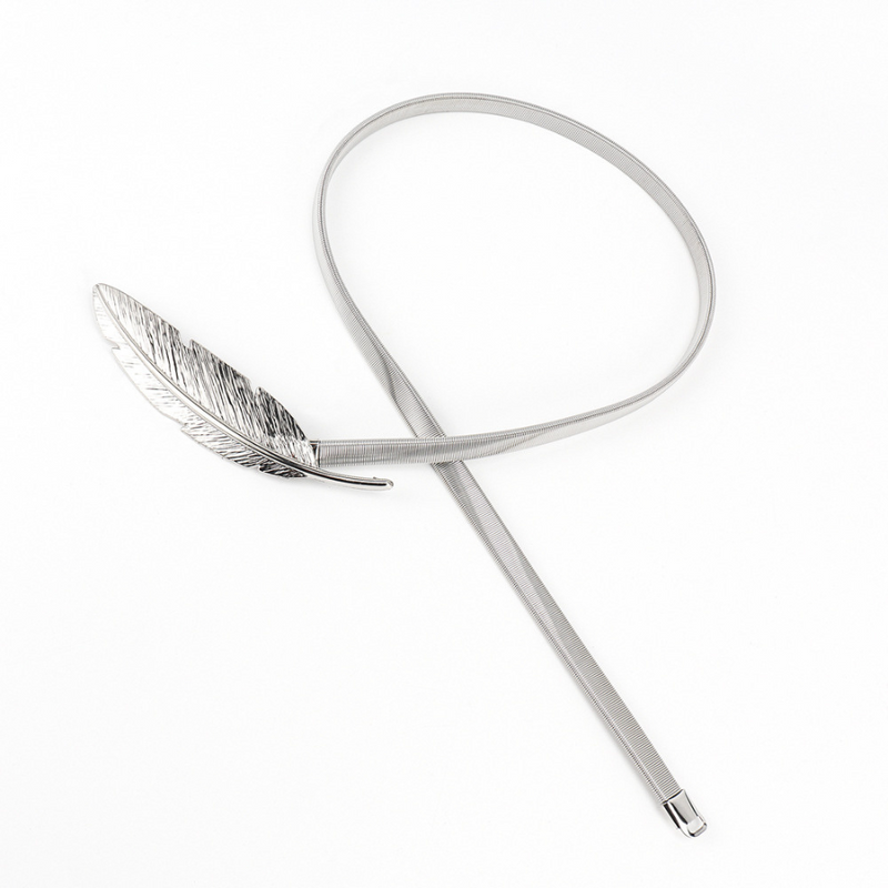 1 Piece - Elegant Feather-Shaped Metal Curtain Tieback - Stylish and Functional Decorative Holder