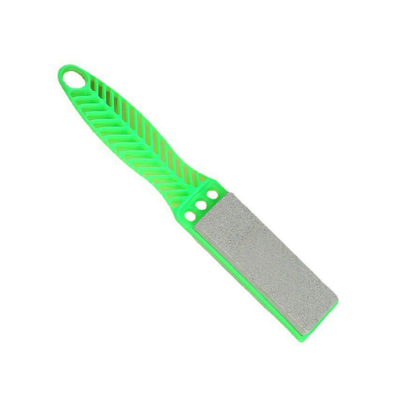 Dual-Sided Knife Sharpening Stone with Ergonomic Handle - Efficient and Easy to Use, One Piece