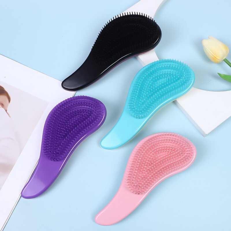 Ergonomic Hair Detangling Brush - Anti-Static, Gentle on Scalp, Easy Grip - Perfect for All Hair Types