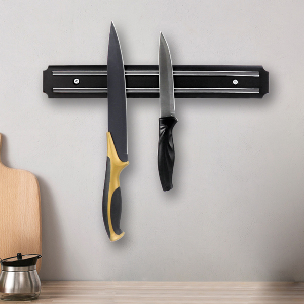 Magnetic Knife Holder - Strong Magnet, Wall Mount, Kitchen Organization, Easy Installation