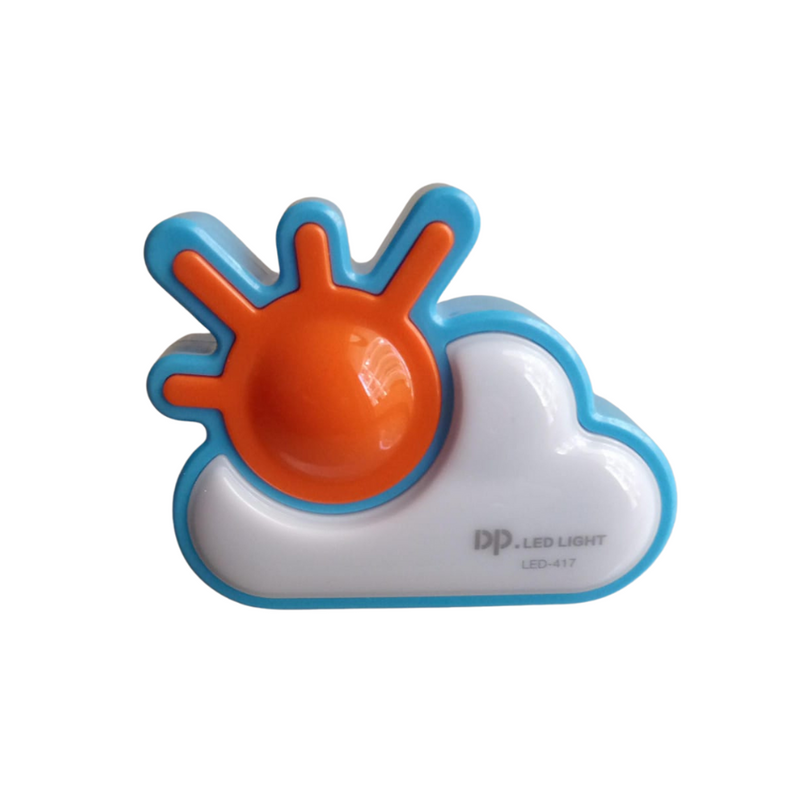 DP LED Night Light - Cute Sun and Cloud Design, Soft Lighting for Kids and Home Use