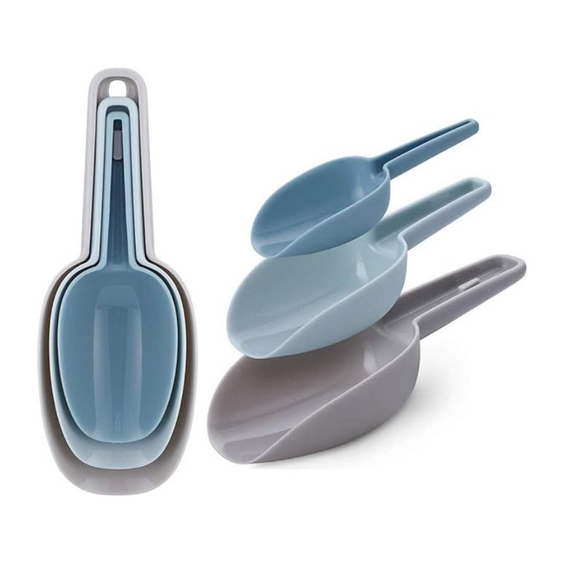 Versatile Nesting Measuring Spoons Set – Large, Medium, Small – Durable & Space-Saving