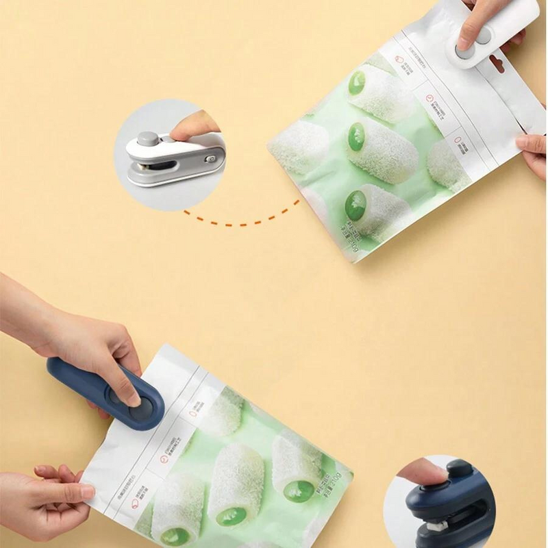 Portable Mini Bag Sealer - Handheld Heat Sealing Machine, Easy to Use, Battery-Operated, Random Colors