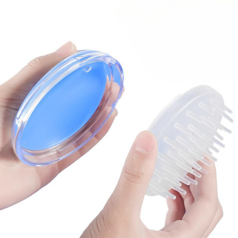 Ergonomic Scalp Massager & Hair Shampoo Brush - Soft Silicone Bristle - Multiple Colors